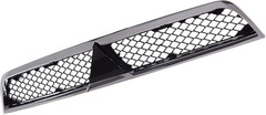 Replacement Parts Front Grille Grill Assembly with Chrome Shell with Black Inser