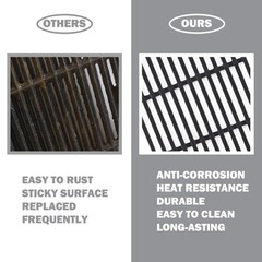 Replacement Grill Grates for Weber Genesis E-310 E-330 S-310 S-330, Cast Iron 19