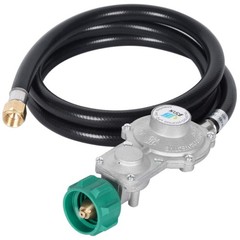 5ft Propane Regulator with Hose for Dual Fuel Generator
