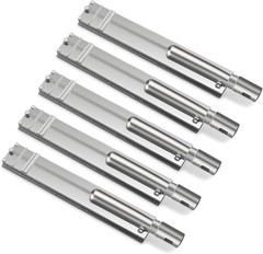 5pc Cast Stainless Steel Burner Set for Bull BBQ 16 1 8in