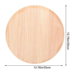 Solid Wood Round Stool Seat Replacement Wooden Top Easy Clean Home Kitchen