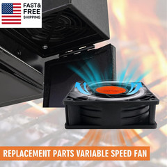 Upgraded Precision Control Fan Replacement for Char-Griller Gravity Fed 980 Char