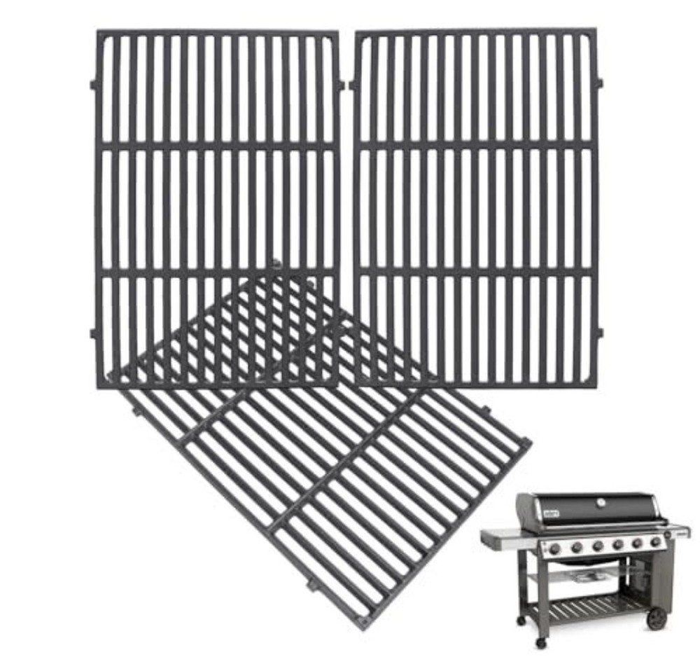 Weber Genesis II 610 640 Cast Iron Cooking Grates 66096 66803