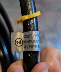 12 feet Low Pressure Propane Quick-Connect Hose Open Unused Fast Shipping