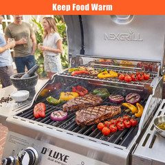 Grill Warming Rack for Nexgrill 720-0864 720-0864R 720-0864RA, Stainless Steel U