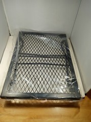 REDCAMP Folding Campfire Grill Heavy Duty Steel Grate, Portable Camp Fire Cookin