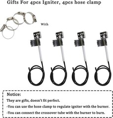 Grill Replacement Parts for Charbroil Commercial 4 Burner 463241113, 463449914..