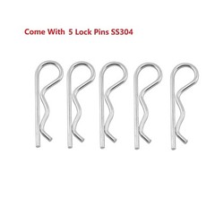 Heavy Duty Cast Stainless Steel BBQ Grill Burner 4 Pack for Bull, Replacement…