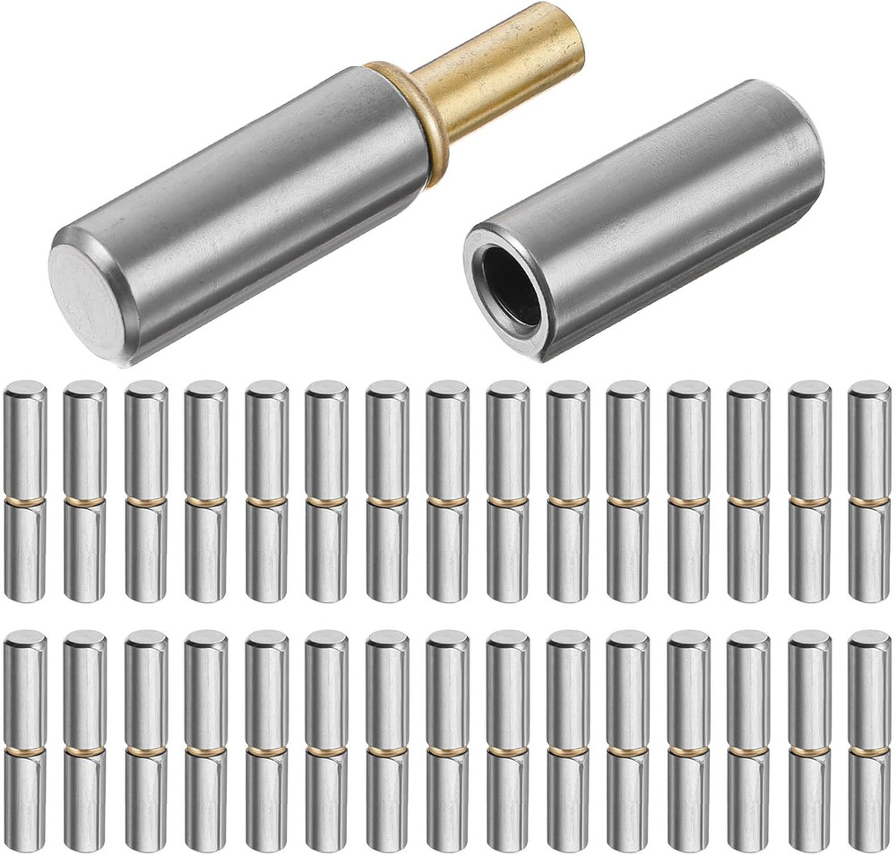 Yaocom 30 Pack 3 Inch Weld on Bullet Hinges BBQ Smoker Weldable Barrel Hinges He