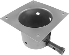 Steel Fire Pot Burner Box Replacement for Traeger Grills 7 Air Holes 14 Gauge