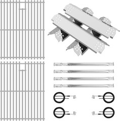 Durable Nexgrill 720-0925 4 Burner Replacement Parts Grates Burners Kit