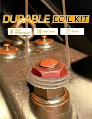 Magnetic Induction Heater Coil Induction Heat Accessories 7 coils 1 free forming