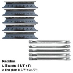 Parts Kit Replacement Master Forge 5 Burner Gas Grill Burner Heat