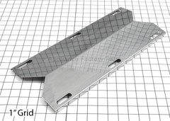 Music City Metals 92631 heat plate, 304 ss, 17.75 x 7.6875, Jenn
