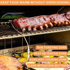 Grill Warming Rack for Home Depot Nexgrill 720-0830H Replacement Parts, Upper…