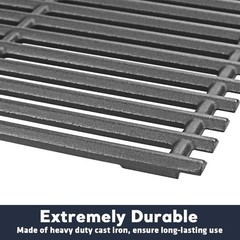 17 x 9 1/2 inch Grill Grates for Charbroil Tru Infrared 4 Burner 463255020 46…