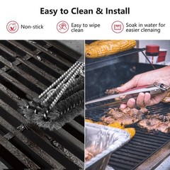 Replacement Cooking Grates for Gas Grill 19.75″ x 6.75″ – 3 Pack, Fits Multiple