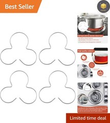 Essential Heat Sink Diffusers – 4 Pack for Safe Cooking with Glass & Cast Iron