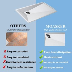 MOASKER Outdoor Grills Grease Tray 27.4″ x 13.8″ for Monument 4 Burner
