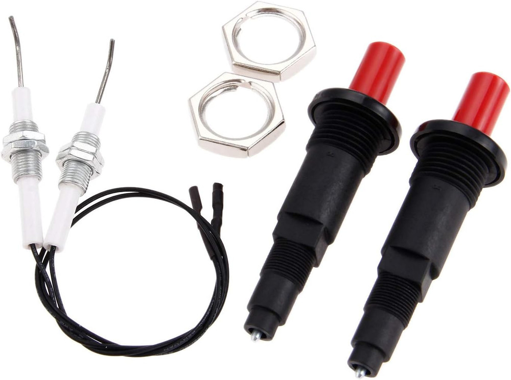 DRELD 11.82” Long Propane Push Button Piezo Spark Ignition, Piezo Igniter Kit