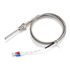 Waterproof K Type Grounded Thermocouple – Jaybva Temperature Sensor 1/4″ K Type