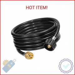 DOZYANT 12 Feet Propane Tank Converter Adapter Hose Assembly Replacement for QCC