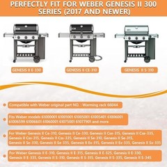 66044 Grill Warming Rack for Weber GS4 Genesis II 300 Series, Genesis II E310 E3