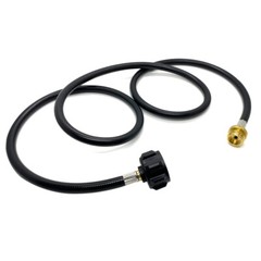 6FT QCC Propane Adapter Hose LP Tank 1lb to 20lb Converter for Weber Q Gas Grill