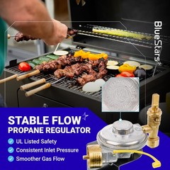 Csa Certified Bluestars 64866 Weber Gas Grill – Fit Q1000 Q1200 Control