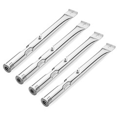 Paquete de 4 quemadores de tubo de parrilla de barbacoa de acero inoxidable