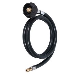 48-Inch RV Pigtail Propane Hose Connector-1/4 Inch Inverted Male Flare-4 feet
