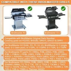 Grill Grates for Broilmaster Grill Parts, P3,S3,U3,D3,G-3, EXPL, EXPN, TXPL,TXPN