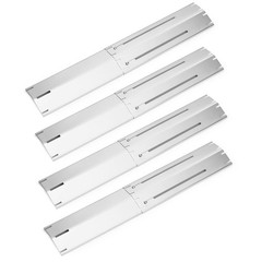 Universal BBQ Heat Tents – Stainless Steel Adjustable Flame Tamers, 4 Pack