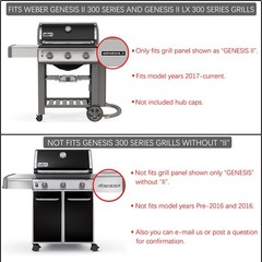 Grill Replacement Parts Flavorizer Bars Heat Deflector for Weber Genesis II G…