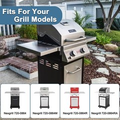 Grill Grates for Nexgrill 720-0864 720-0864M 720-0864R 720-0864RA – Cast Iron 2