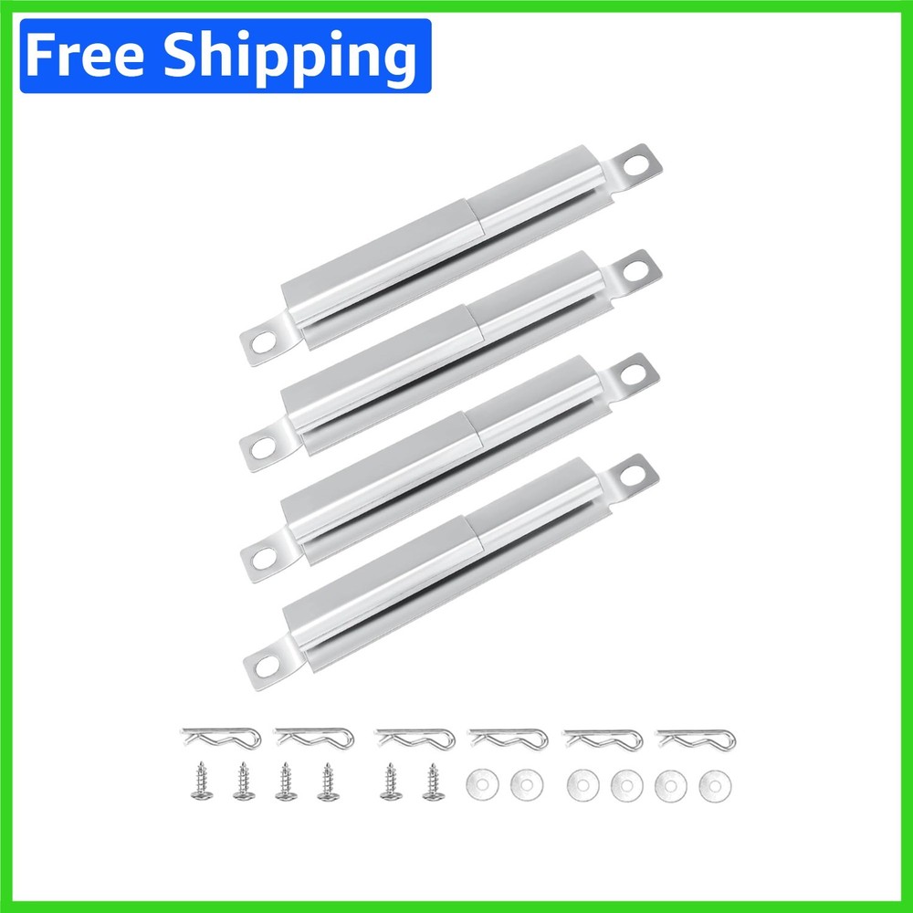 4 Pack 304 Stainless Steel Grill Crossover Tubes for Charbroil/Nexgrill