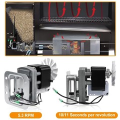 110V Auger Feed Motor Replacement for Green Mountain Grills