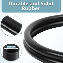 2/5/12FT Propane Hose with Regulator Replacement for Grill, Heater Use
