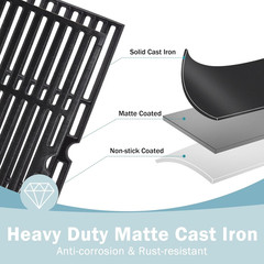 Grill Replacement Parts for Charbroil Advantage 4 Burner 463344116, Cast Iron Gr
