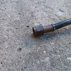 Vintage LP Regulator w/ Hose 12in for Propane Gas Grill Old Style Made in Italy