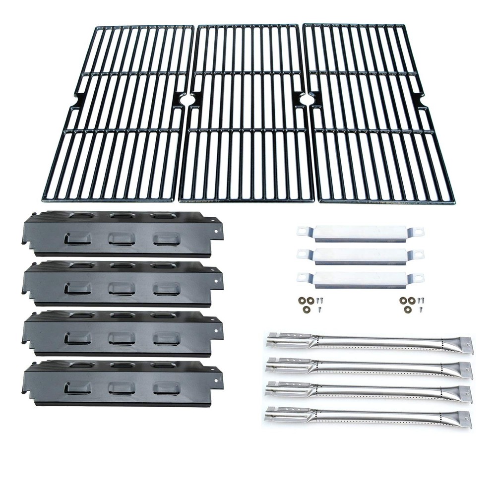 Direct store Parts Kit DG158 Grill Burner & Carryover tubes & Heat Plate & Cast