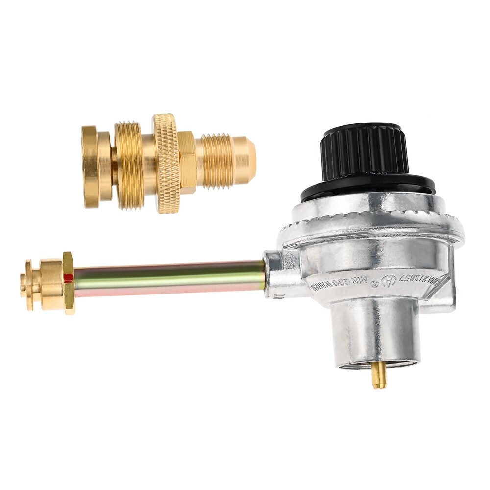 Grill Regulator Valve w 1lb Brass Adapter for Char Broil Grill2Go 2012 29103224A