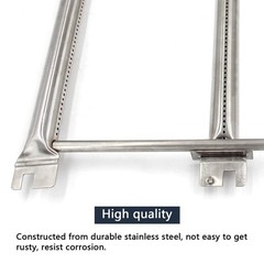 13Pcs Stainless Steel Flavorizer Bars and Burner Tube Kit Replacement for Web…