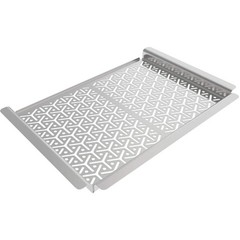 BBQ Grill Topper Stainless Steel Grill Basket for Vegetables Fish Meat