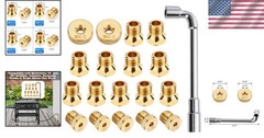 Brass Gas Orifice Nozzle Kit for Blackstone Griddles*-