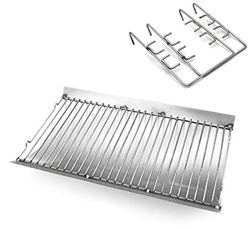 20.4″ Stainless Steel Fire Grate Hanger Ash Pan for Chargriller 5050