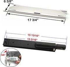Kit Dg224 Stainless Steel Heat Plate Shield And Cast Iron Burner Re
