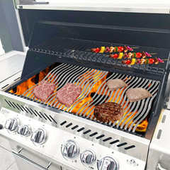 S8C011 Grill Grates Heat Plates Burners Replacement for Napoleon LEX485/605/730