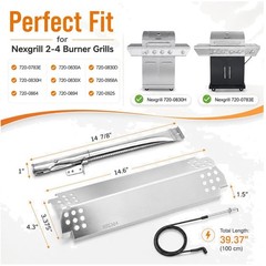 Stainless Steel Burner & Heat Plate Kit for Nexgrill