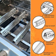 Grill Burner Heat Plate Crossover Tube Igniter Kit For Performance 5 Burner